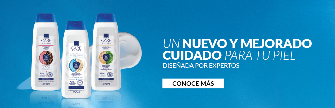 Avon Care Derma. Un nuevo y mejorado cuidado para tu piel.